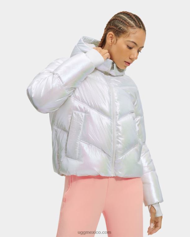 metálico 00NF89 UGG mujer puffer corto ronney metalizado