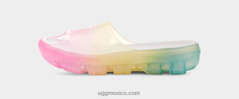 mezcla de arcoiris 00NF345 UGG mujer portaobjetos de acuarelas transparentes jella