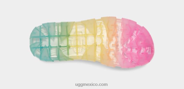 mezcla de arcoiris 00NF345 UGG mujer portaobjetos de acuarelas transparentes jella