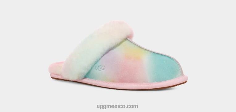 mezcla de arcoiris 00NF351 UGG mujer Scuffette II acuarelas