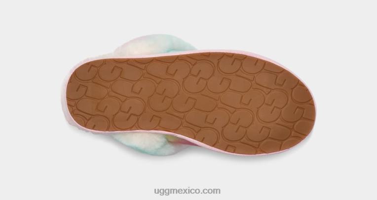 mezcla de arcoiris 00NF351 UGG mujer Scuffette II acuarelas