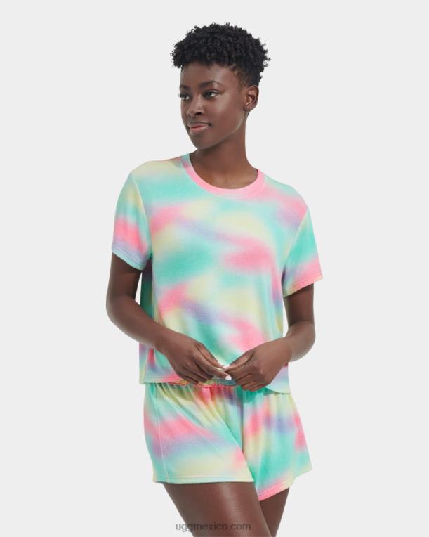 mezcla de arcoiris 00NF864 UGG mujer conjunto aniyah