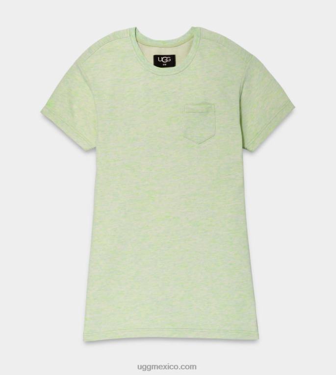 mezcla de neón verde 00NF1104 UGG mujer vestido nadia camiseta melange