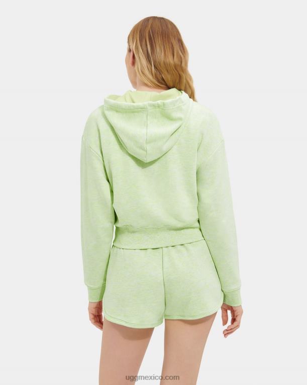 mezcla de neón verde 00NF1139 UGG mujer camari sudadera con capucha melange
