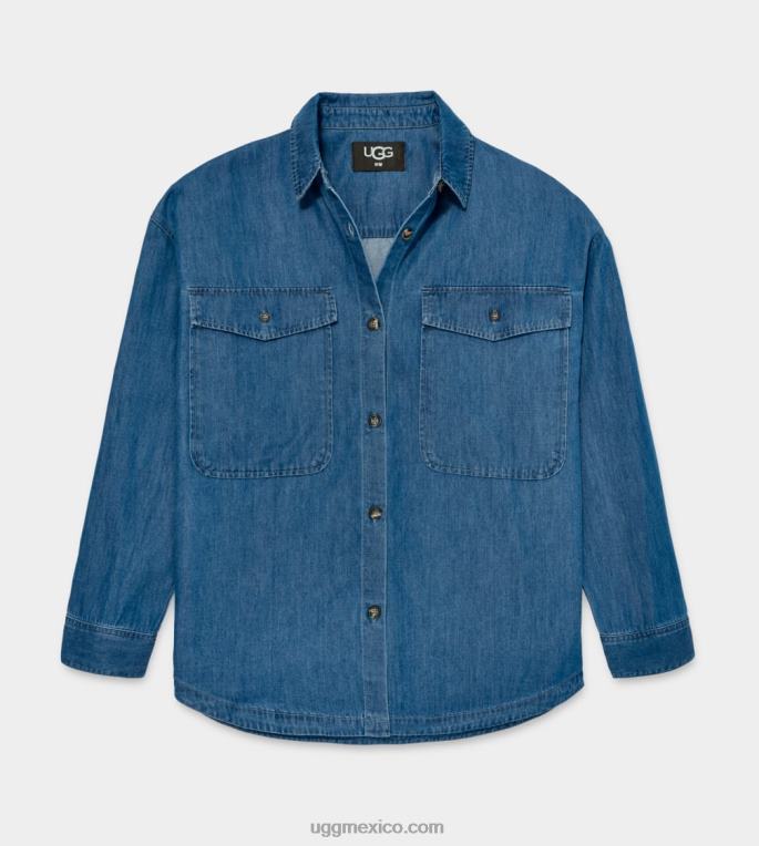 mezclilla 00NF92 UGG mujer camisa de manga larga kimya