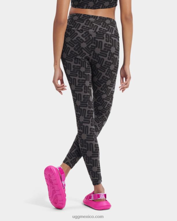 monograma gráfico negro 00NF2056 UGG mujer legging saylor monograma