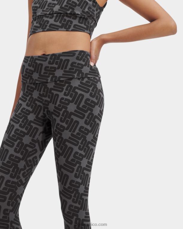 monograma gráfico negro 00NF2056 UGG mujer legging saylor monograma