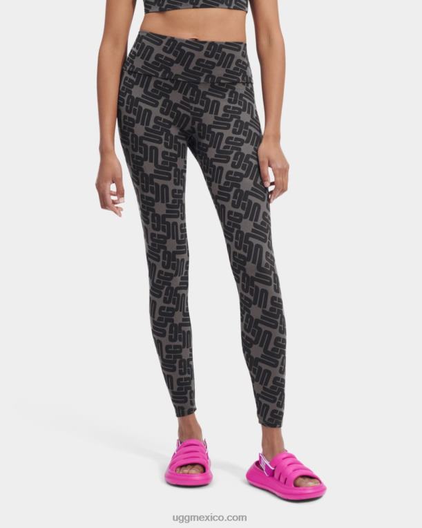 monograma gráfico negro 00NF2056 UGG mujer legging saylor monograma
