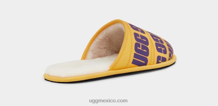 morado/amarillo 00NF1596 UGG hombres banda gráfica desgastada