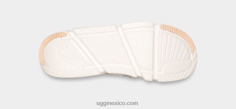 multi blanco 00NF856 UGG mujer cuero encaje calle