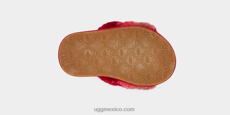 multi rojo 00NF320 UGG niños pequeños pelusa sí brillo metálico