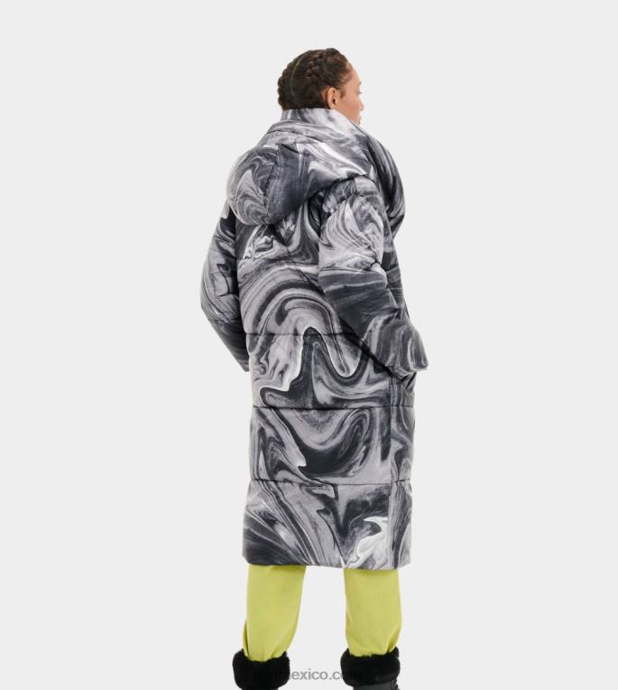 mármol negro/blanco 00NF2244 UGG mujer chaqueta acolchada catherina