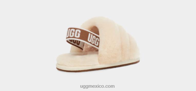 natural 00NF1980 UGG niños pequeños pelusa sí diapositiva