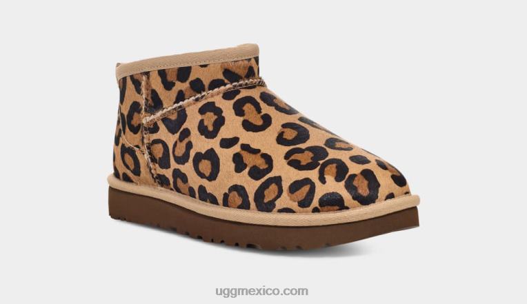 natural 00NF33 UGG mujer clásico ultra mini manchado