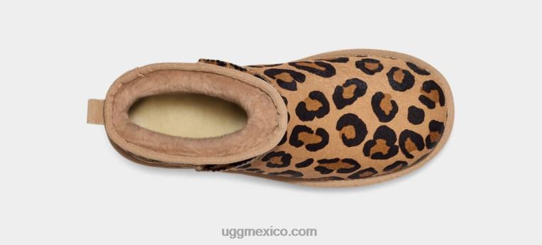 natural 00NF33 UGG mujer clásico ultra mini manchado