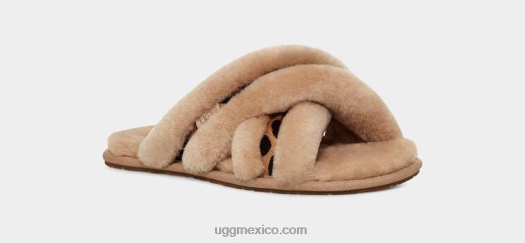 natural 00NF41 UGG mujer scuffita manchado