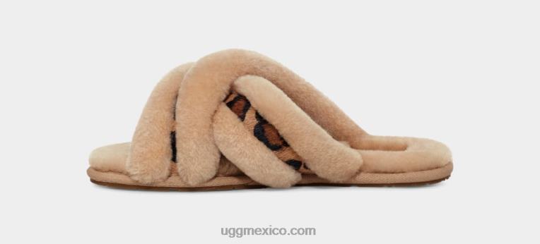 natural 00NF41 UGG mujer scuffita manchado