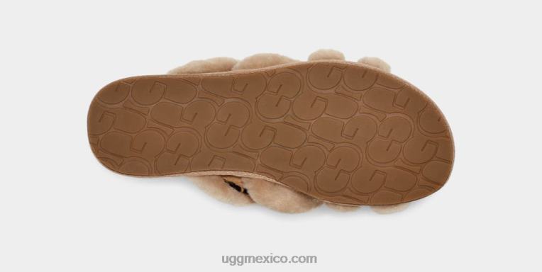natural 00NF41 UGG mujer scuffita manchado
