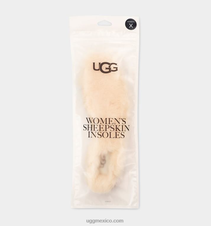 natural 00NF417 UGG mujer plantilla de piel de oveja