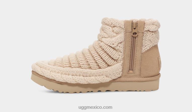 natural 00NF703 UGG mujer punto mini grueso clásico