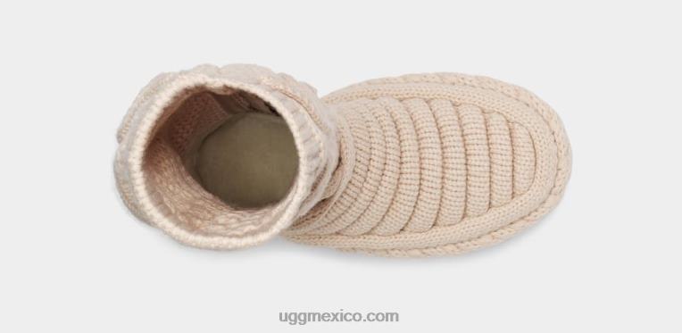natural 00NF760 UGG mujer bota clásica alta de punto grueso