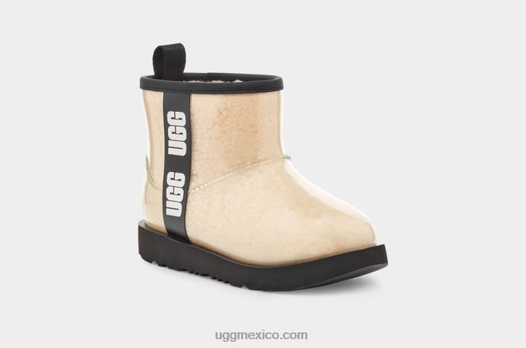 natural/negro 00NF1749 UGG niños clásico transparente mini ii