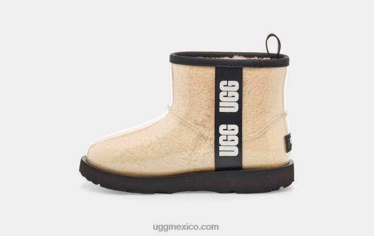 natural/negro 00NF1749 UGG niños clásico transparente mini ii