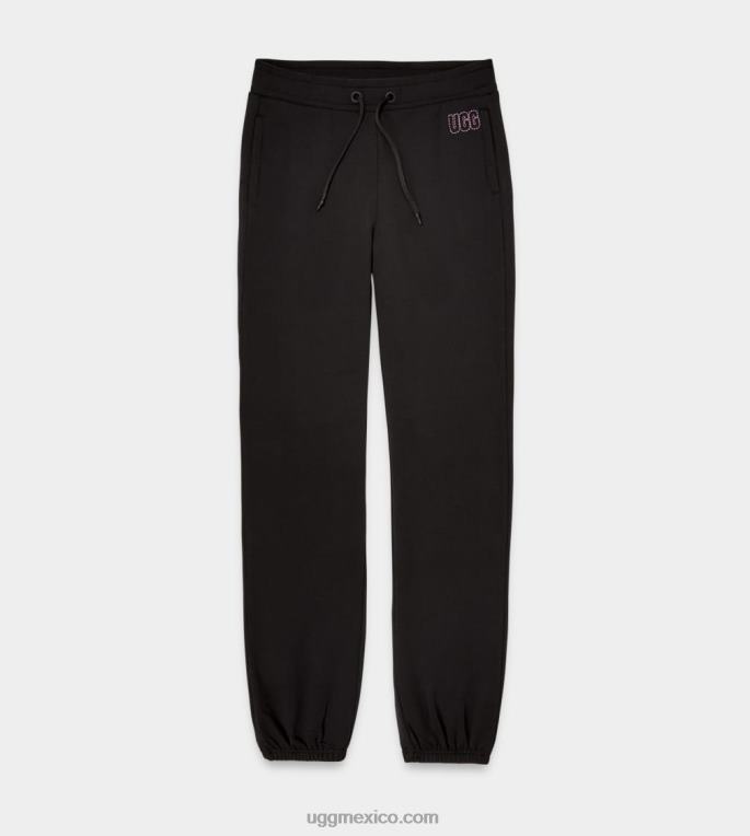 negro 00NF1006 UGG mujer daniella pantalón de chándal