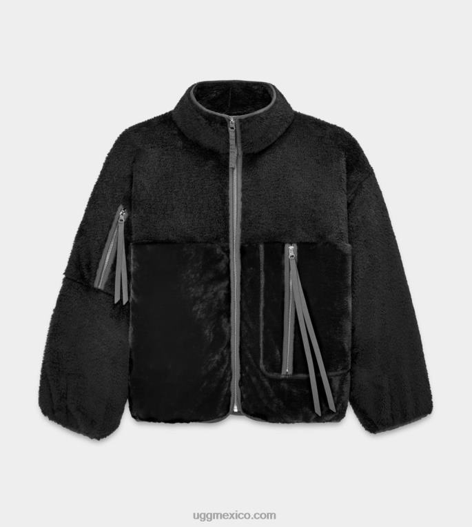 negro 00NF1015 UGG mujer chaqueta sherpa marlene ii