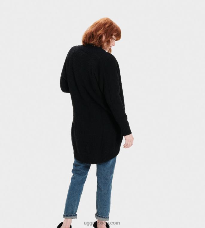 negro 00NF1042 UGG mujer cárdigan fremont