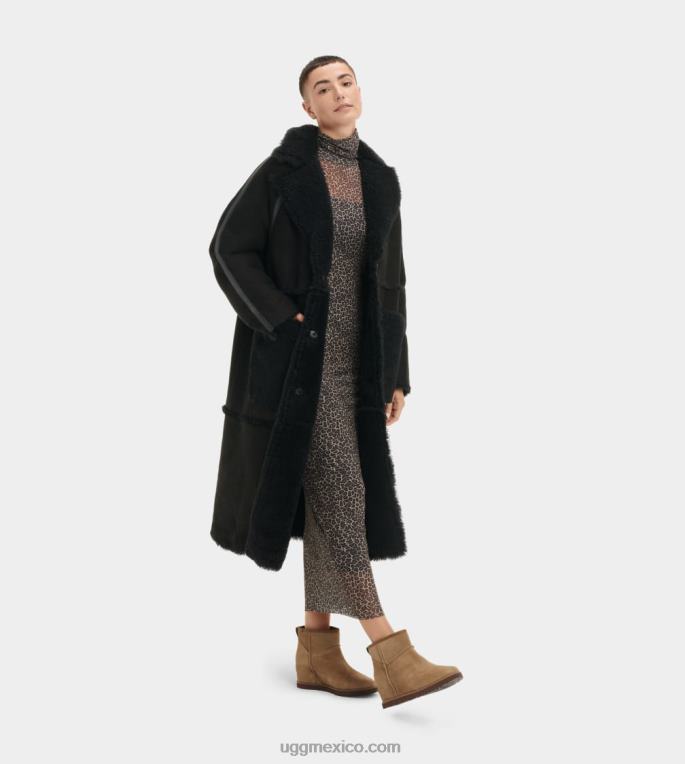 negro 00NF1170 UGG mujer abrigo de piel de oveja fayre twinface