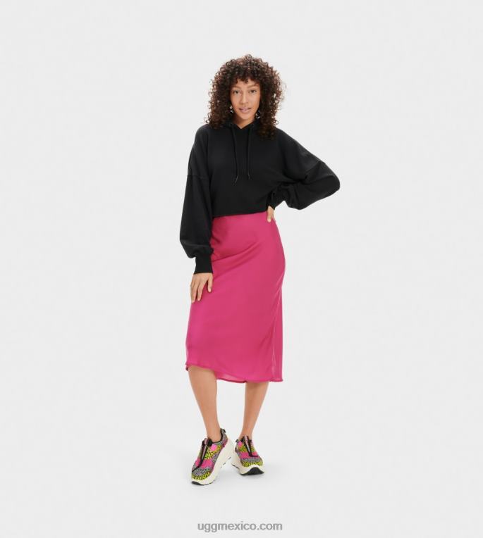 negro 00NF1294 UGG mujer sudadera corta keira