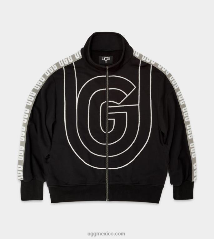 negro 00NF1314 UGG mujer chaqueta de chándal de ensueño