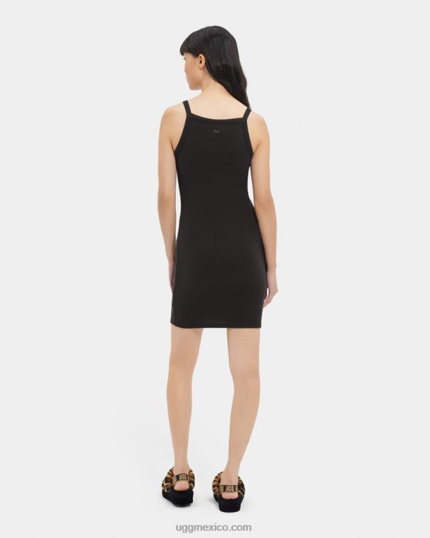 negro 00NF1315 UGG mujer vestido de canalé