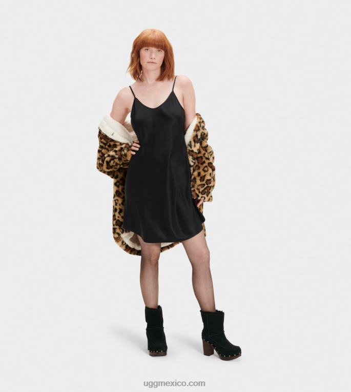 negro 00NF1320 UGG mujer vestido lencero theda