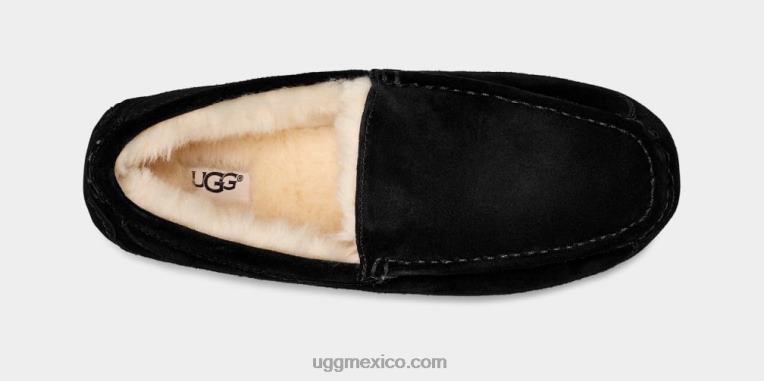 negro 00NF1422 UGG hombres zapatilla ascot