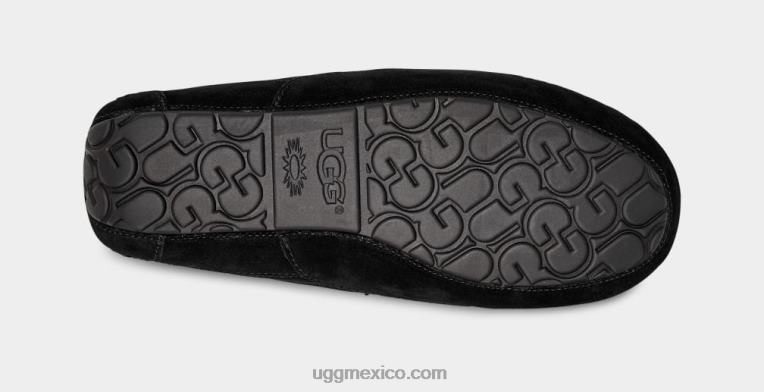negro 00NF1422 UGG hombres zapatilla ascot