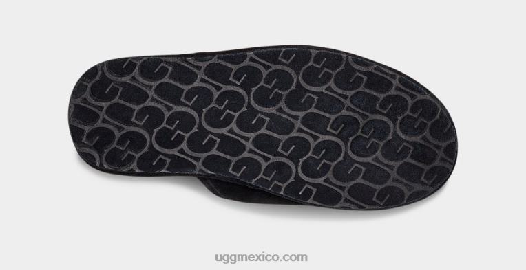 negro 00NF1619 UGG hombres logotipo de desgaste