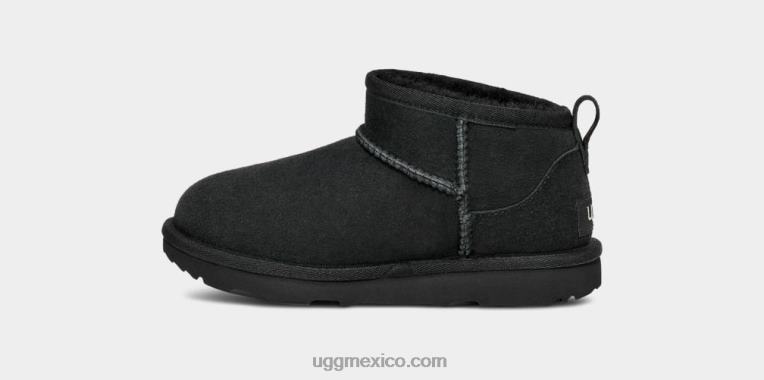 negro 00NF1666 UGG niños clásico ultra mini