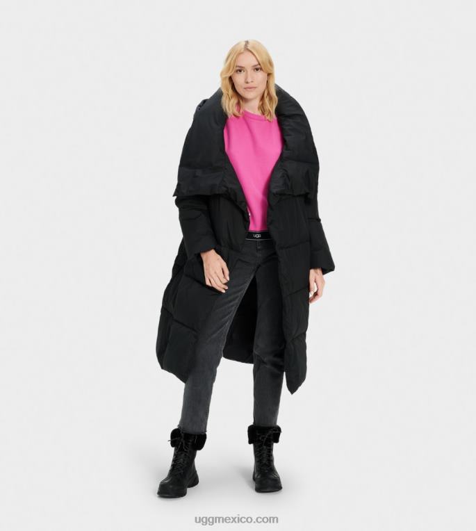 negro 00NF174 UGG mujer chaqueta acolchada catherina