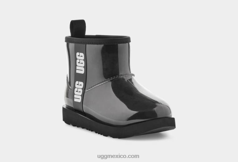 negro 00NF1754 UGG niños clásico transparente mini ii