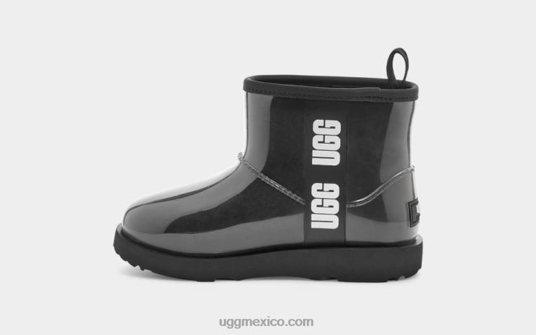 negro 00NF1754 UGG niños clásico transparente mini ii