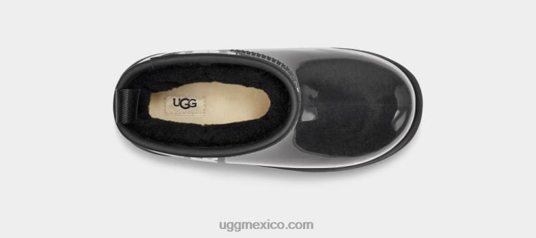 negro 00NF1754 UGG niños clásico transparente mini ii