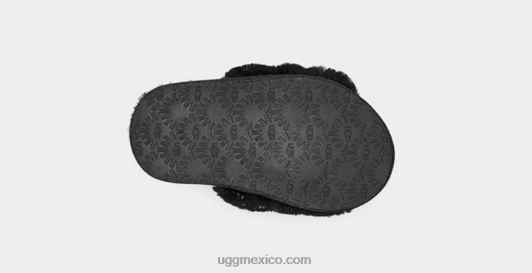 negro 00NF1995 UGG niños pequeños pelusa sí brillo metálico