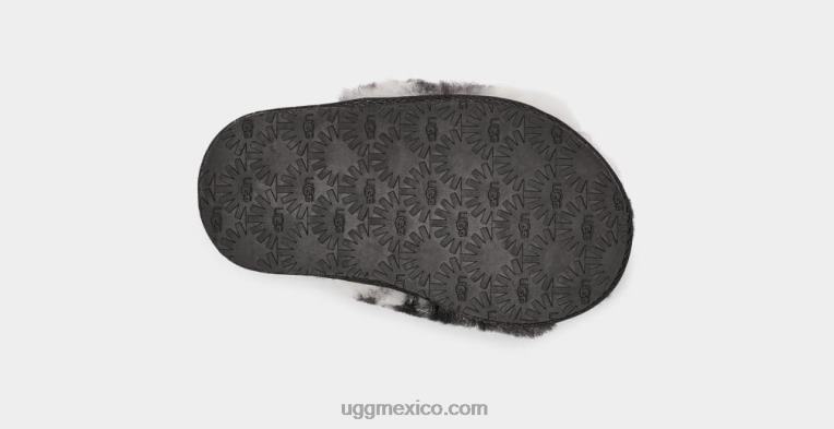 negro 00NF1997 UGG niños pequeños pelusa sí tobogán de mármol