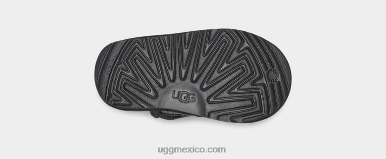 negro 00NF2093 UGG niños pequeños lentejuelas gruesas cortas clásicas