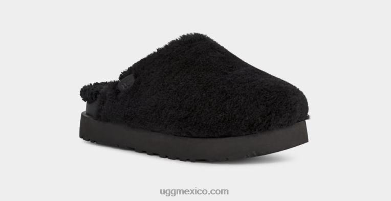 negro 00NF2100 UGG mujer tobogán de azúcar fuzz