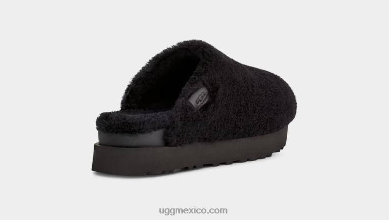 negro 00NF2100 UGG mujer tobogán de azúcar fuzz