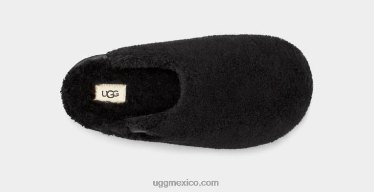 negro 00NF2100 UGG mujer tobogán de azúcar fuzz