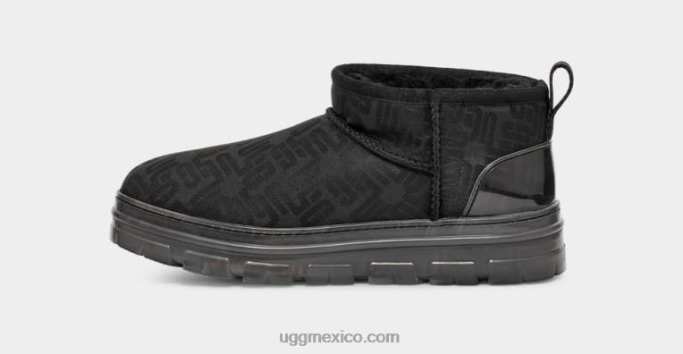 negro 00NF2136 UGG mujer monograma ultra mini clásico